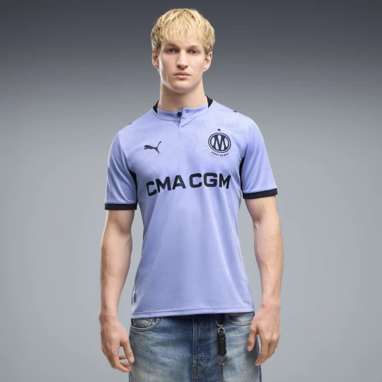 Foto del prodotto PUMA Maglia Third Olympique de Marseille 26 / 27 da uomo, Accessori, Viola purpurowy