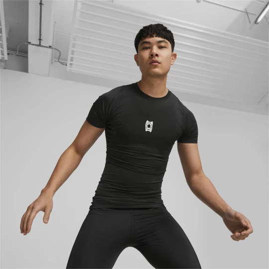 Foto del prodotto PUMA Maglietta da basket Hoops Team da uomo, Abbigliamento, Nero czarny