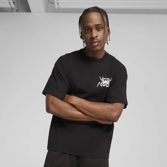 Foto del prodotto PUMA Maglietta da basket Jaws Core da uomo, Abbigliamento, Nero czarny
