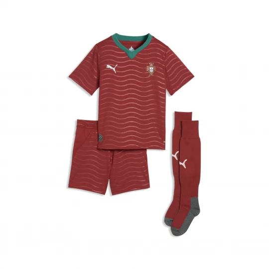 Foto del prodotto PUMA Mini kit Home Portogallo 2026 per bambini, Accessori, Rosso czerwony
