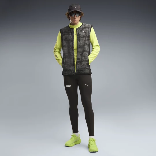 Foto del prodotto PUMA Pantaloni aderenti lunghi Brightstride warmCELL da uomo, Abbigliamento, Nero czarny