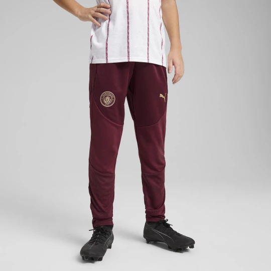 Foto del prodotto PUMA Pantaloni da allenamento Manchester City per ragazzi, Abbigliamento, Rosso czerwony