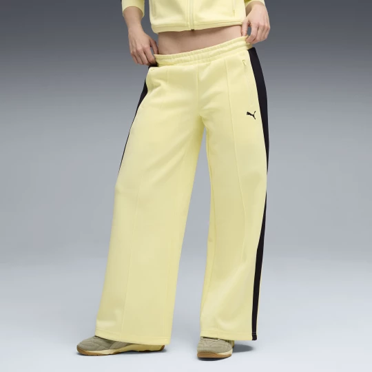 Foto del prodotto PUMA Pantaloni da tuta a vita bassa T7 da donna, Accessori, Giallo żółty