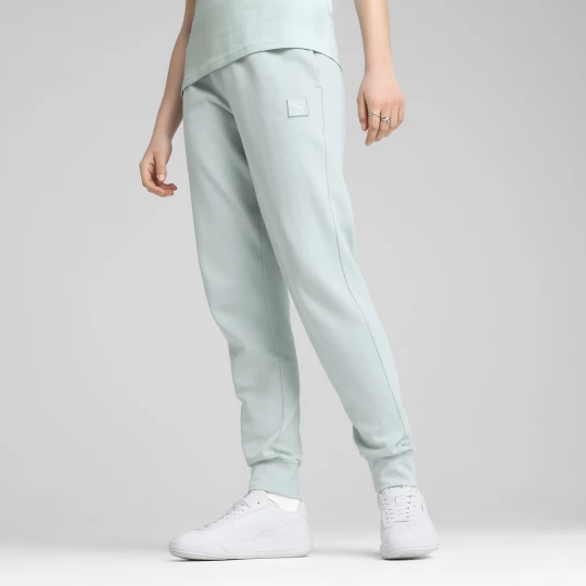 Foto del prodotto PUMA Pantaloni da tuta ESS ELEVATED da donna, Abbigliamento, Verde zielony