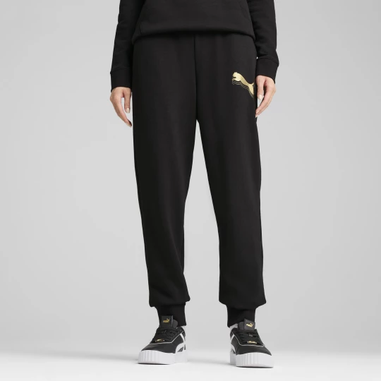 Foto del prodotto PUMA Pantaloni da tuta ESS Metallizzato da donna, Abbigliamento, Nero czarny