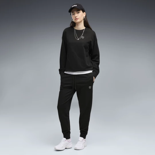 Foto del prodotto PUMA Pantaloni della tuta Essentials Elevated da donna, Abbigliamento, Nero czarny