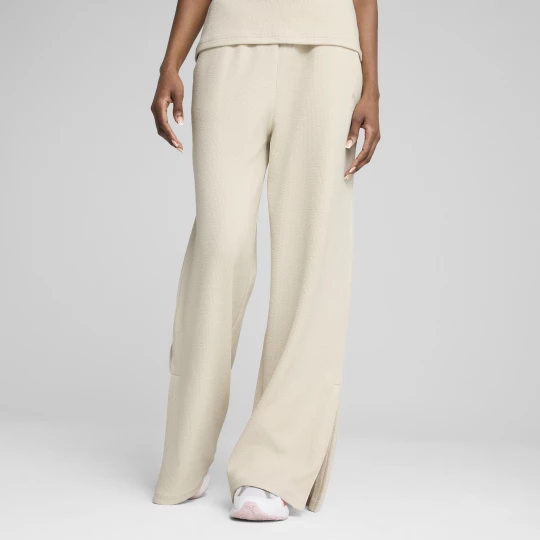 Foto del prodotto PUMA Pantaloni dritti a vita alta HER da donna, Accessori, Bianco biały