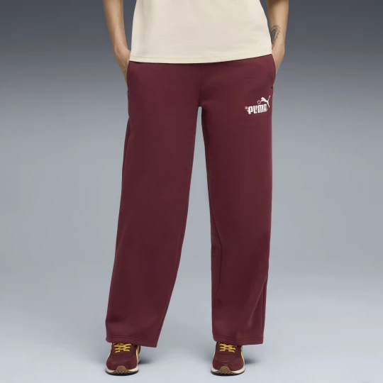 Foto del prodotto PUMA Pantaloni dritti con logo Essentials Nature 2.0 da donna, Accessori, Rosso czerwony