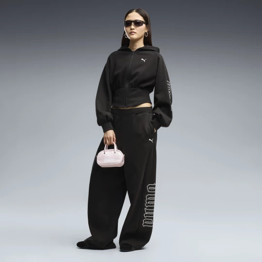 Foto del prodotto PUMA Pantaloni oversize Street Glam da donna, Accessori, Nero czarny