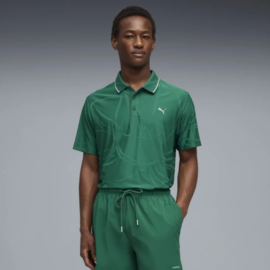 Foto del prodotto PUMA Polo 30904 da uomo, Abbigliamento, Verde zielony