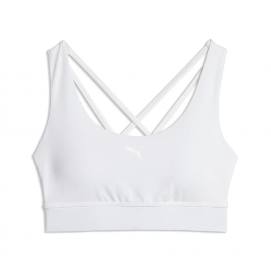 Foto del prodotto PUMA Reggiseno da training Fit per allenamenti a medio impatto da donna, Abbigliamento, Bianco biały
