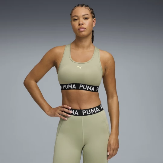 Foto del prodotto PUMA Reggiseno elasticizzato 4KEEPS, Abbigliamento, Verde zielony