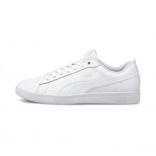 Foto del prodotto PUMA Scarpe da ginnastica da donna in pelle Smash V2, Scarpe, Bianco biały