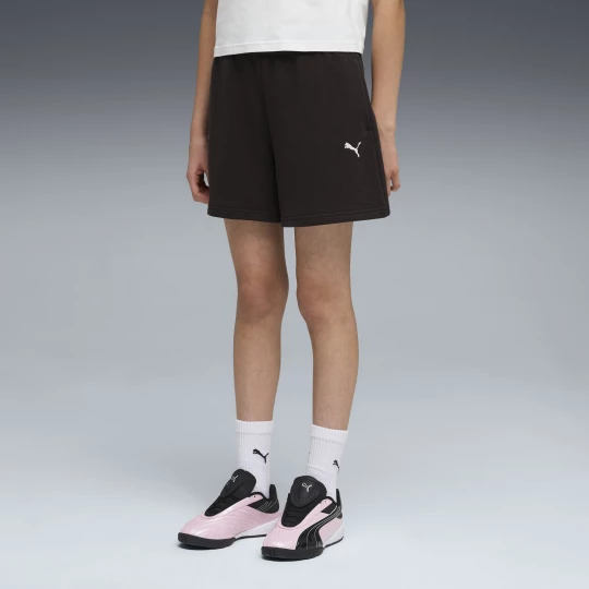 Foto del prodotto PUMA Shorts a vita alta Essentials da ragazza, Abbigliamento, Nero czarny