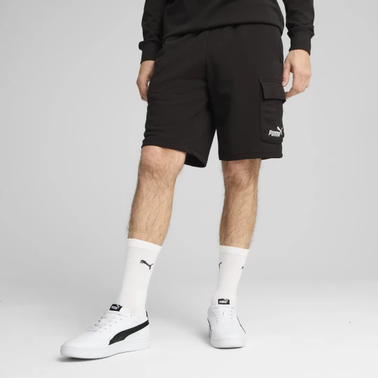 Foto del prodotto PUMA Shorts cargo Essentials con logo N. 1 da 10" da uomo, Abbigliamento, Nero czarny