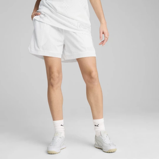 Foto del prodotto PUMA Shorts da basket Jer-She da donna, Abbigliamento, Bianco biały
