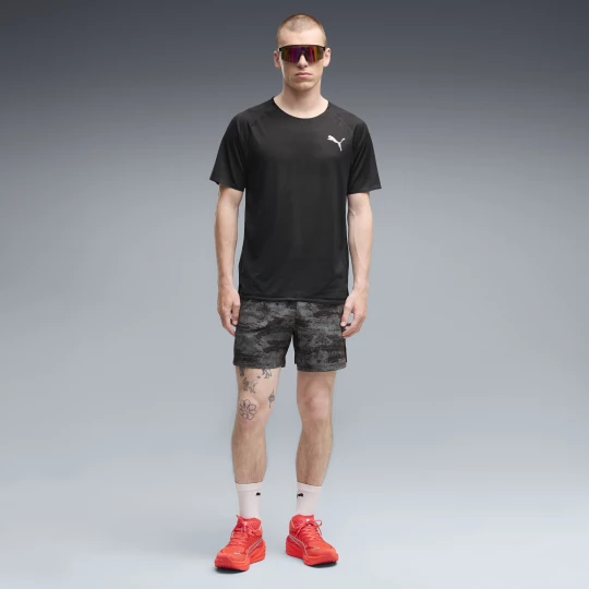 Foto del prodotto PUMA Shorts da running con stampa Brightstride Dreamrun da uomo, 5", Abbigliamento, Nero czarny
