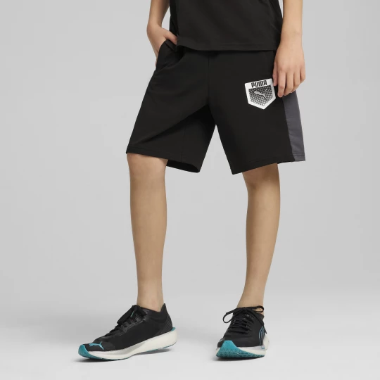 Foto del prodotto PUMA Shorts della tuta Active Sports Graphic per ragazzi, Abbigliamento, Nero czarny