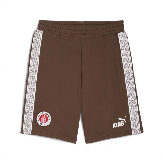 Foto del prodotto PUMA Shorts in felpa FC St. Pauli KING da uomo, Accessori, Marrone brązowy