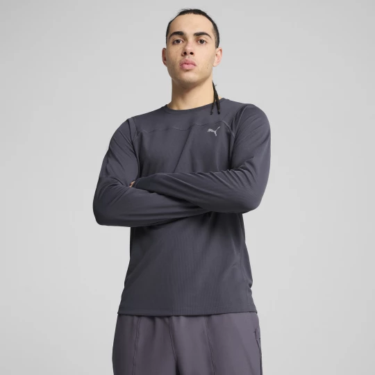 Foto del prodotto PUMA T-shirt a maniche lunghe SEASONS da uomo, Abbigliamento, Grigio Gray