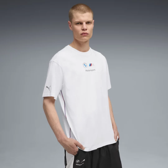 Foto del prodotto PUMA T-shirt BMW M Motorsport Essentials Logo da uomo, Abbigliamento, Bianco biały