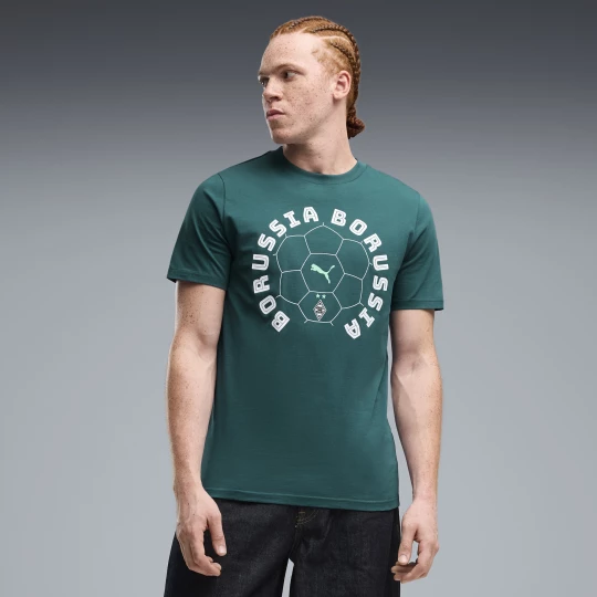 Foto del prodotto PUMA T-shirt Borussia Mönchengladbach ftblCulture da uomo, Abbigliamento, Verde zielony
