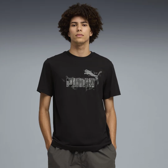 Foto del prodotto PUMA T-shirt Camo da uomo, Abbigliamento, Nero czarny