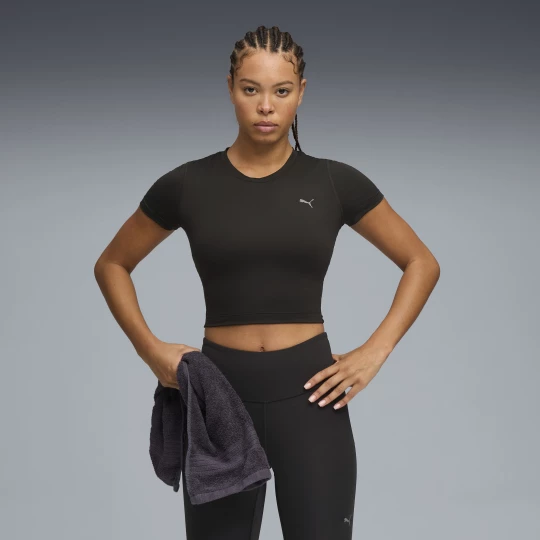 Foto del prodotto PUMA T-shirt CLOUDSPUN da donna, Abbigliamento, Nero czarny