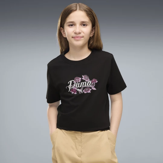 Foto del prodotto PUMA T-shirt con grafica Essentials Nature 2.0 per ragazzi, Abbigliamento, Nero czarny