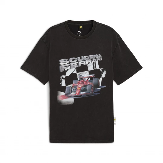 Foto del prodotto PUMA T-shirt con grafica Scuderia Ferrari Sportswear da uomo, Accessori, Nero czarny