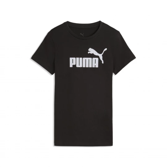 Foto del prodotto PUMA T-shirt con logo Essentials da donna, Abbigliamento, Nero czarny