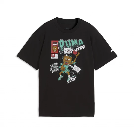 Foto del prodotto PUMA T-shirt da basket Flagrant Foul dal taglio morbido per ragazzi, Accessori, Nero czarny