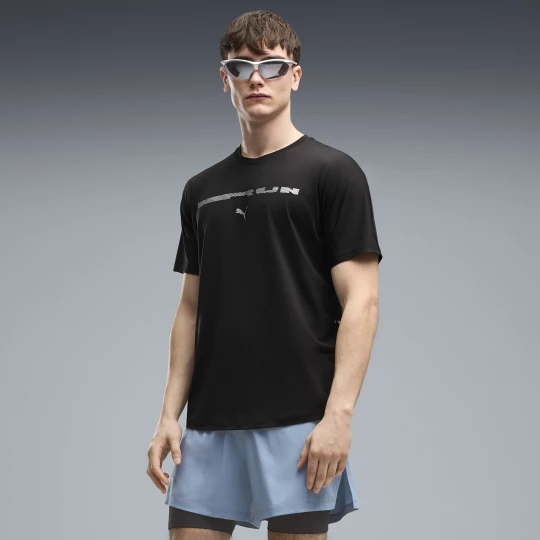 Foto del prodotto PUMA T-shirt da running Brightstride CLOUDSPUN da uomo, Accessori, Nero czarny