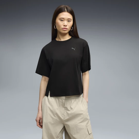 Foto del prodotto PUMA T-shirt ESS dal taglio morbido da donna, Abbigliamento, Nero czarny