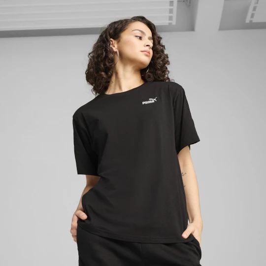 Foto del prodotto PUMA T-shirt ESS TAPE vestibilità comoda da donna, Abbigliamento, Nero czarny