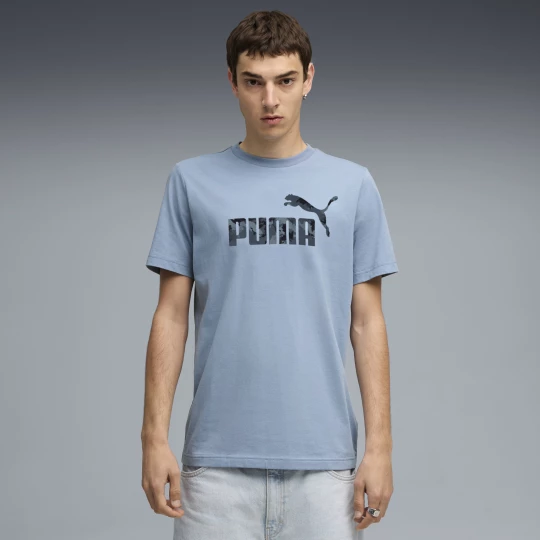 Foto del prodotto PUMA T-shirt Essentials Camo da uomo, Abbigliamento, Blu niebieski