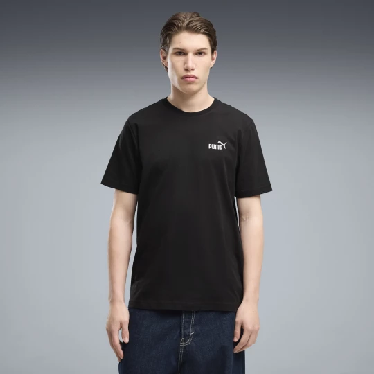 Foto del prodotto PUMA T-shirt Essentials con logo piccolo N. 1 da uomo, Abbigliamento, Nero czarny