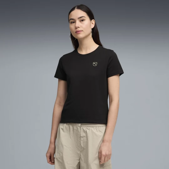 Foto del prodotto PUMA T-shirt Essentials Elevated da donna, Abbigliamento, Nero czarny