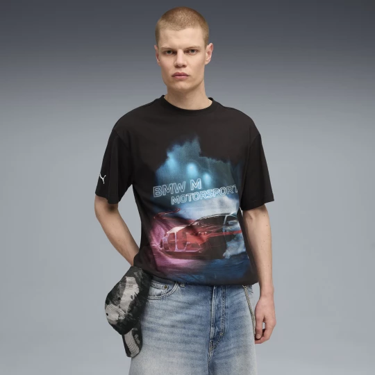Foto del prodotto PUMA T-shirt grafica BMW M Motorsport Car da uomo, Abbigliamento, Nero czarny
