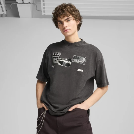 Foto del prodotto PUMA T-shirt grafica F1® da uomo, Abbigliamento, Nero czarny