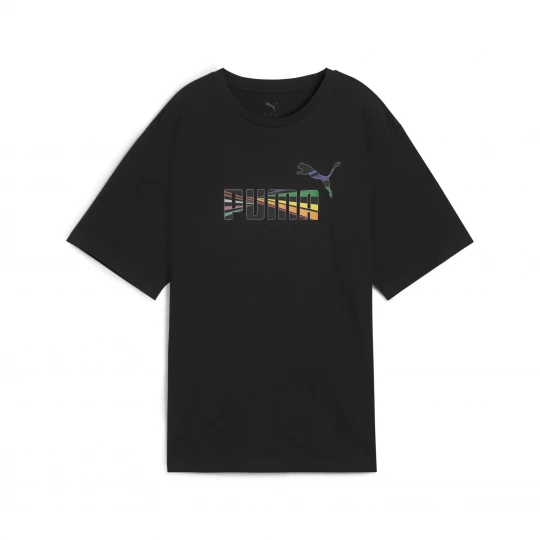 Foto del prodotto PUMA T-shirt LOVE UNITED vestibilità comoda da donna, Abbigliamento, Nero czarny