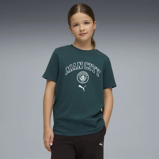 Foto del prodotto PUMA T-shirt Manchester City FtblCulture per ragazzi, Abbigliamento, Verde zielony