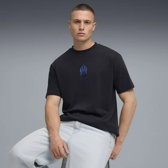 Foto del prodotto PUMA T-shirt Olympique de Marseille FtblEssentials Cellerator unisex, Abbigliamento, Blu niebieski