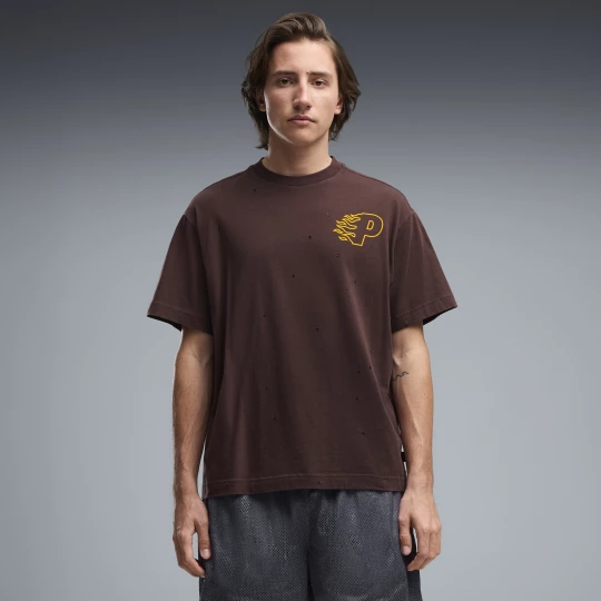 Foto del prodotto PUMA T-shirt Oversize Art Class da uomo, Accessori, Marrone brązowy