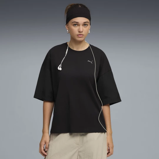 Foto del prodotto PUMA T-shirt oversize HER da donna, Abbigliamento, Nero czarny