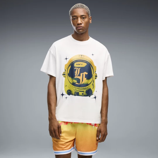 Foto del prodotto PUMA T-shirt oversize LaFrancé Heem Aerospace da uomo, Abbigliamento, Bianco biały