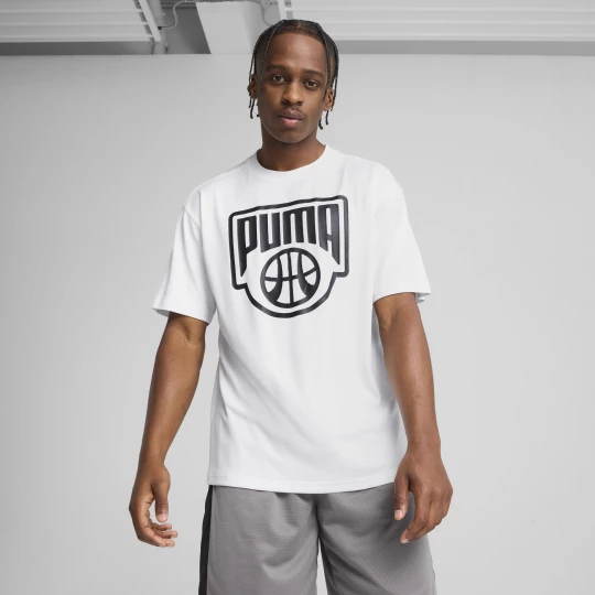 Foto del prodotto PUMA T-shirt Posterize I da uomo, Abbigliamento, Bianco biały