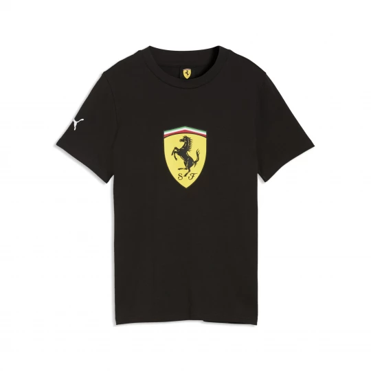 Foto del prodotto PUMA T-shirt Scuderia Ferrari con stemma colorato per ragazzi, Accessori, Nero