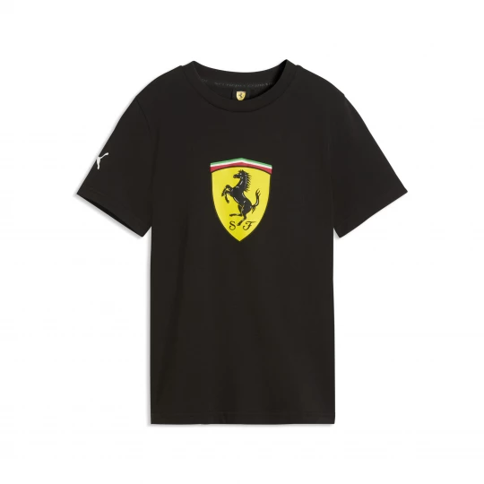 Foto del prodotto PUMA T-shirt Scuderia Ferrari con stemma colorato per ragazzi, Accessori, Nero