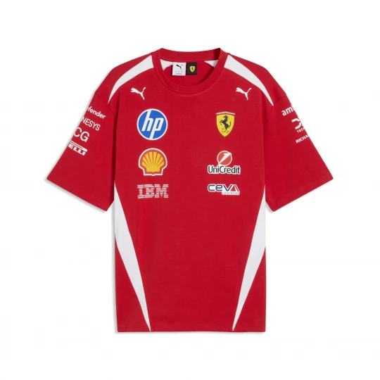 Foto del prodotto PUMA T-shirt Scuderia Ferrari HP Replica Drivers unisex, Accessori, Rosso czerwony